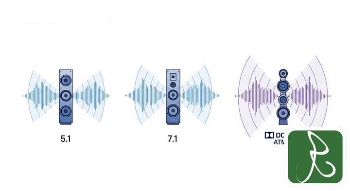 5.1, 7.1 y Dolby Atmos